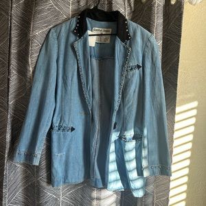 Comfort Denim Blazer